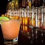 Orange cocktail drink