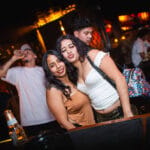 Two girls smiling for the camera