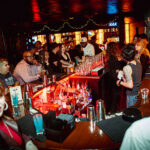 View of a crowded bar