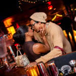 Couple kissing